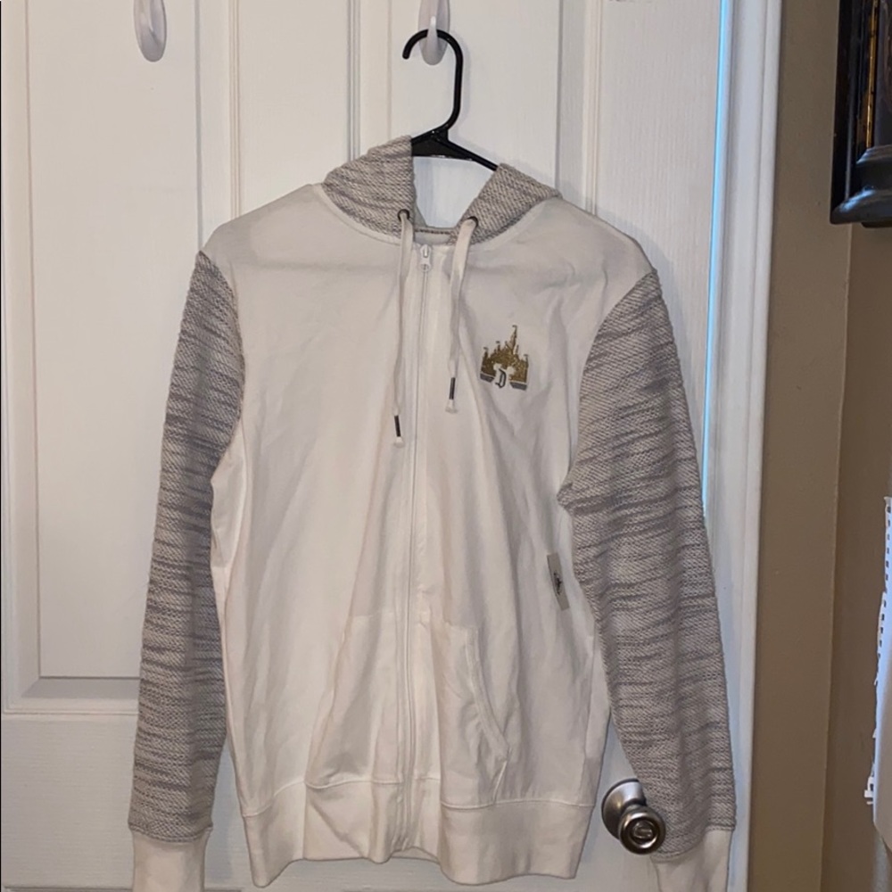 Disney zip up jacket with hood!!